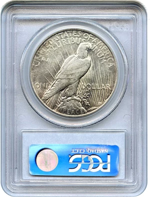 image for: Top 50 VAM: 1923 $1 PCGS AU50 (VAM-1C, Tail on O)