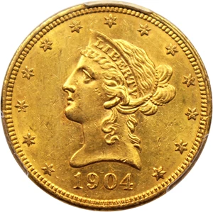 image for: 1904-O $10 PCGS MS61