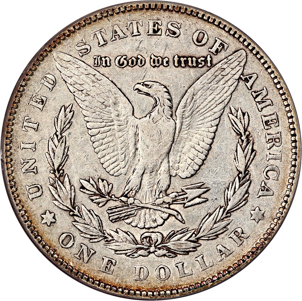 image for: Top 100 VAM: 1878 7TF $1 PCGS XF40 (Reverse of 1878, VAM-199.1 Tripled Blossom)