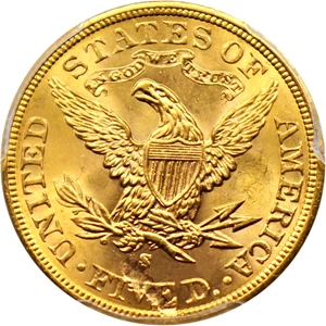 image for: 1903-S $5 PCGS UNC Details (Planchet Flaw)