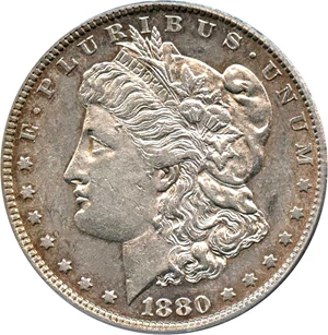 image for: Top 100 VAM: 1880-O $1 PCGS XF45 (VAM-5, 8/7, Crossbar)
