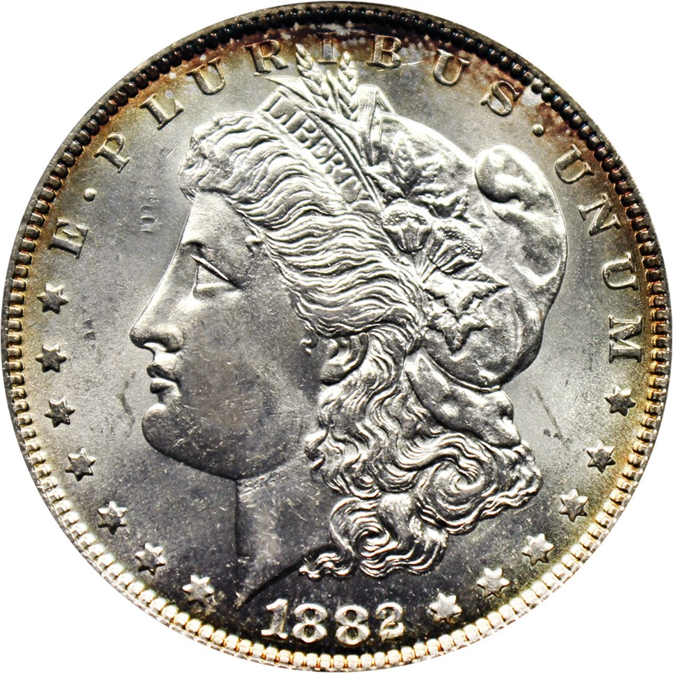 image for: Top 100 VAM: 1882-O $1 PCGS MS62 (VAM-7, O/O)