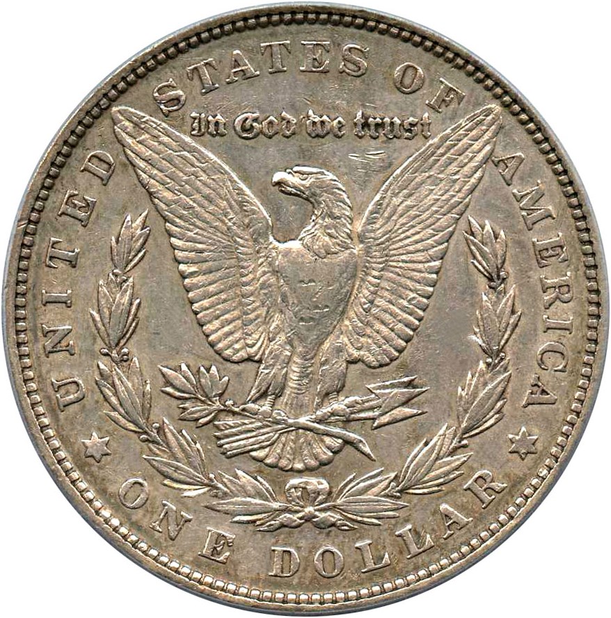 image for: Top 100 VAM: 1878 7TF $1 PCGS VF35 (Reverse of 1879, VAM-220, Tripled R)