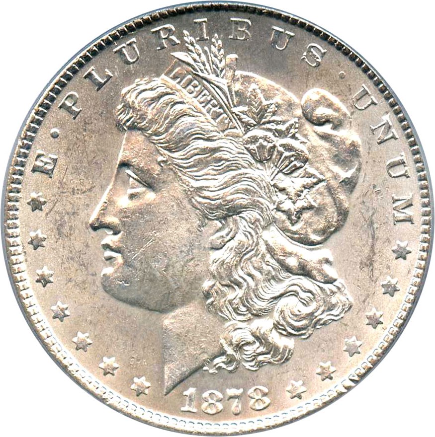 image for: 1878 7TF $1 PCGS MS61 (Reverse of 1878, VAM-84 Line Under 8)