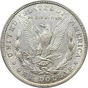 image for: 1921-D $1 PCGS AU50 (VAM-1N, Unicorn)