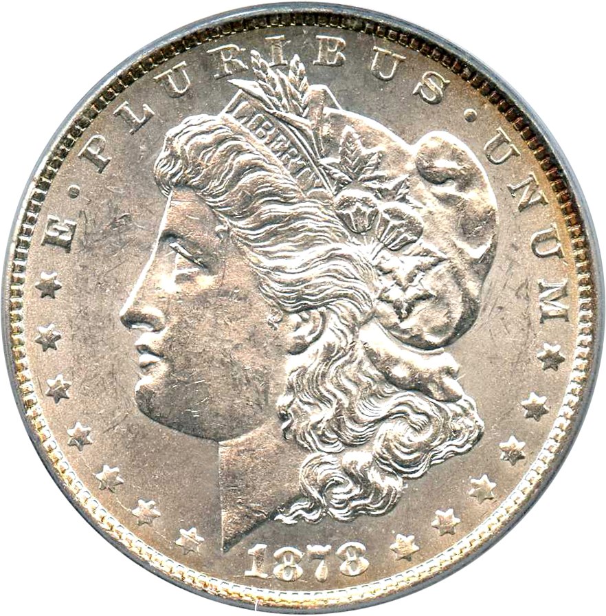 image for: 1878 7/8TF $1 PCGS MS61 (Weak, VAM-41A, 7/4)