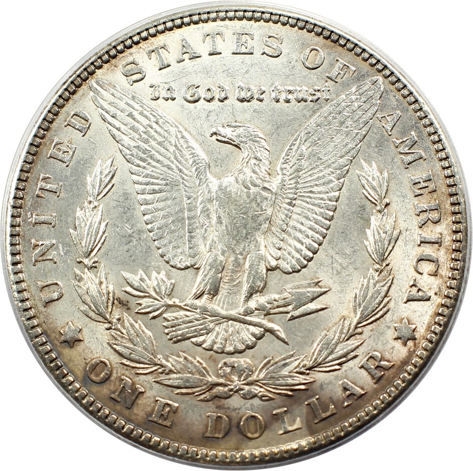 image for: Top 100 VAM: 1900 $1 PCGS AU55 (VAM-24, Doubled Wing)