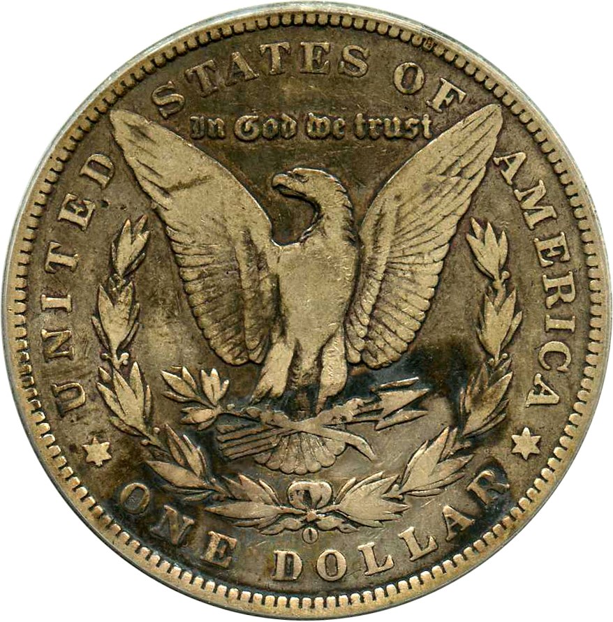 image for: Top 100 VAM: 1888-O $1 PCGS VG-10 (VAM-24, Oval O)