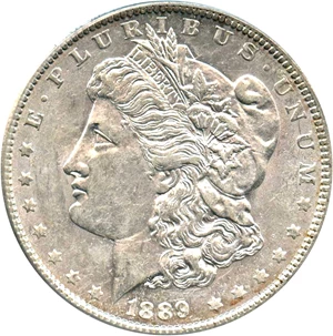image for: Hot 50 VAM: 1889-O $1 PCGS AU55 (VAM-20A, Weak E Rev)