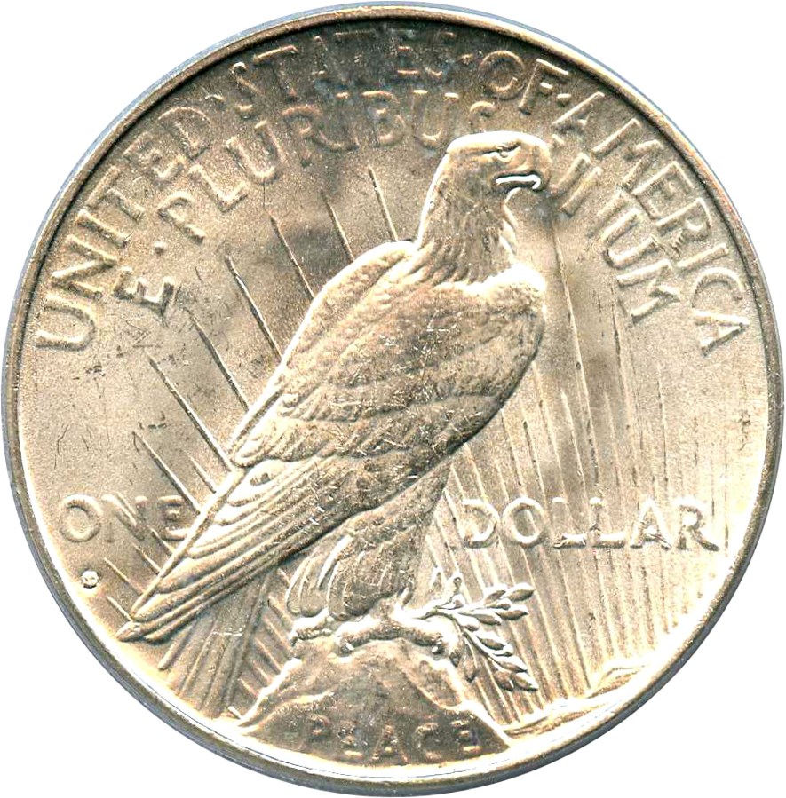 image for: Top 50 VAM: 1935-S $1 PCGS MS63 (VAM-4, Doubled Reverse)