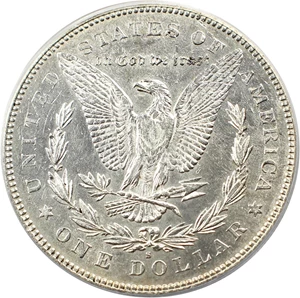 image for: Top 100 VAM: 1879-S $1 PCGS AU50 (VAM-23, Reverse of 1878)