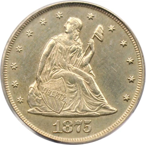 image for: 1875 20c PCGS Proof 62