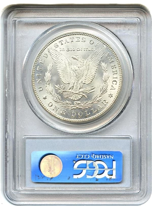 image for: Hot 50 VAM: 1885 $1 PCGS MS65 (VAM-1A, Pitted Reverse)