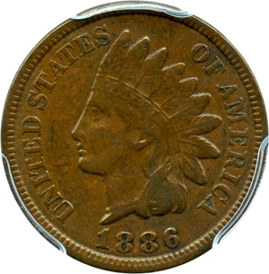 image for: 1886 1c PCGS VF30 (Type 2)
