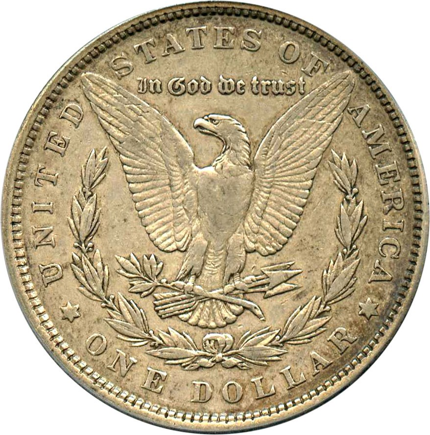 image for: Top 100 VAM: 1880 $1 PCGS/CAC XF40 (VAM-23, 80/79)