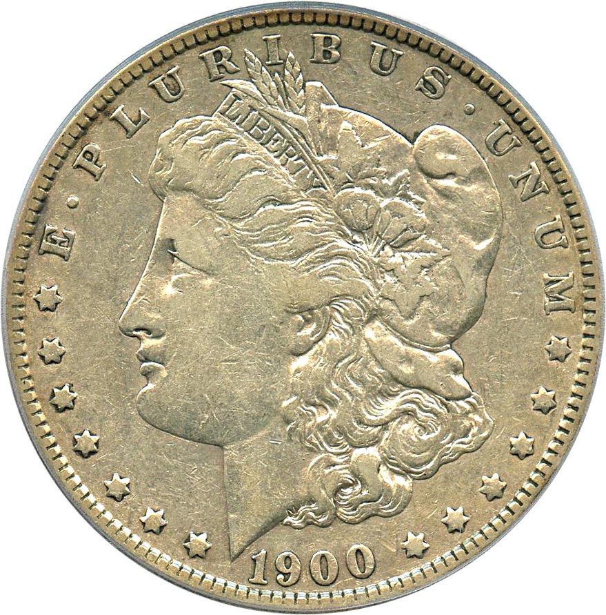 image for: Top 100 VAM: 1900-O $1 PCGS VF35 (VAM-9, O/CC)