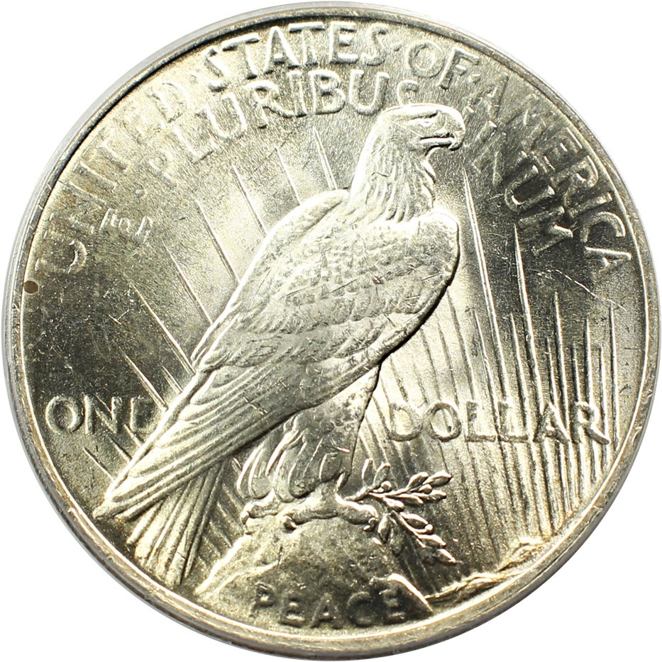 image for: Top 50 VAM: 1924 $1 PCGS/CAC MS63 (VAM-2, Doubled Reverse)