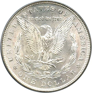 image for: Top 100 VAM: 1878 7TF $1 PCGS MS64 (Reverse of 1879, VAM-203, Short Leaf)