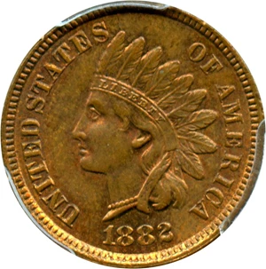 image for: 1882 1c PCGS MS64 RB