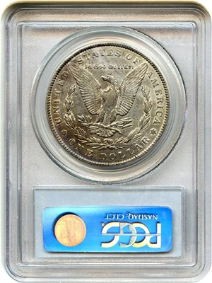image for: Hot 50 VAM: 1887 $1 PCGS XF40 (VAM-1B, Partial E Rev)