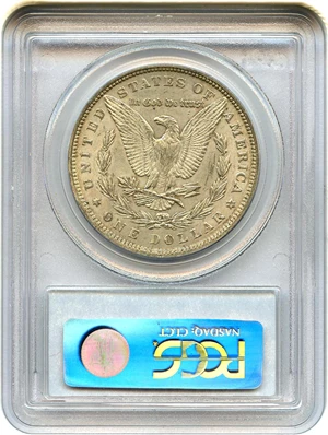 image for: Top 100 VAM: 1880 $1 PCGS AU58 (VAM-1A, Knobbed 8)
