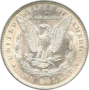 image for: Top 100 VAM: 1891 $1 PCGS MS64 (VAM-2, Doubled Ear)