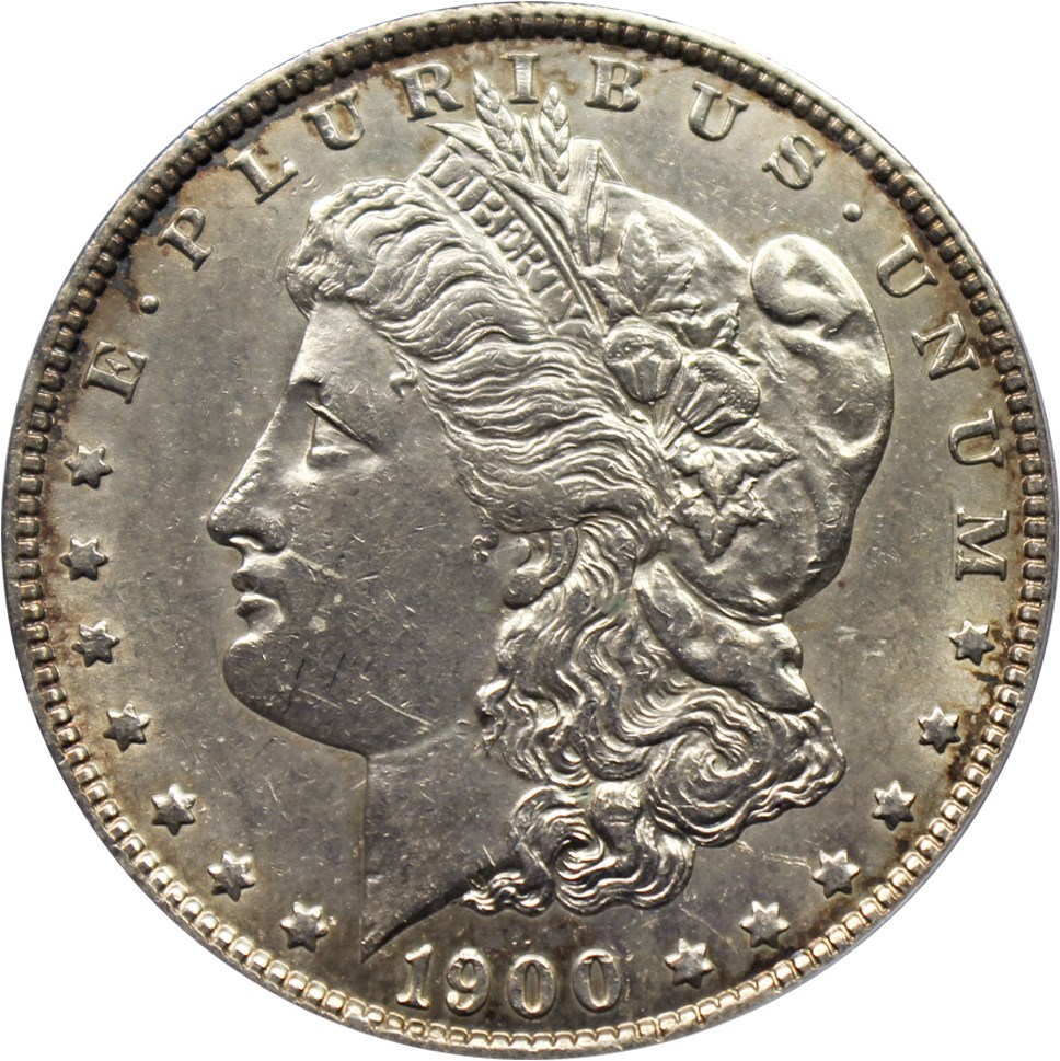 image for: Top 100 VAM: 1900-O $1 PCGS AU53 (VAM-7A, O/CC)