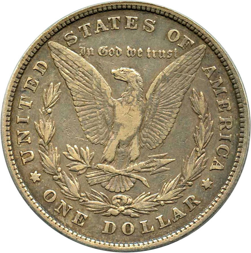 image for: Hot 50 VAM: 1878 8TF $1 PCGS VF25 (VAM-14.16, Wild Lips)
