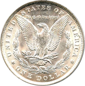 image for: Hot 50 VAM: 1888 $1 PCGS MS64 (VAM-7, Doubled Reverse)