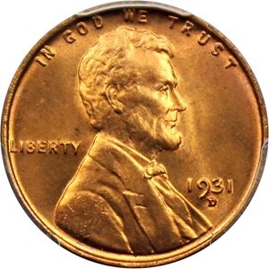 image for: 1931-D 1c PCGS/CAC MS66+ RD