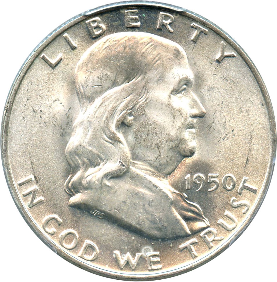image for: 1950-D 50c PCGS MS64