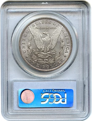 image for: Hot 50 VAM: 1886 $1 PCGS AU58 (VAM-20, Doubled Date)