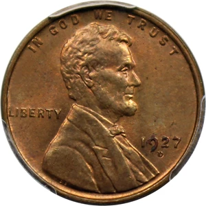 image for: 1927-D 1c PCGS/CAC MS65 RB