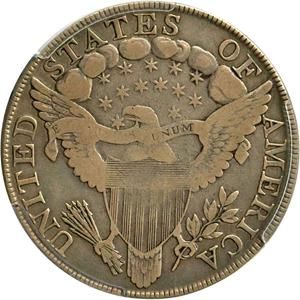 image for: 1799/8 $1 PCGS VF Details (Cleaning, 15 Reverse Stars)