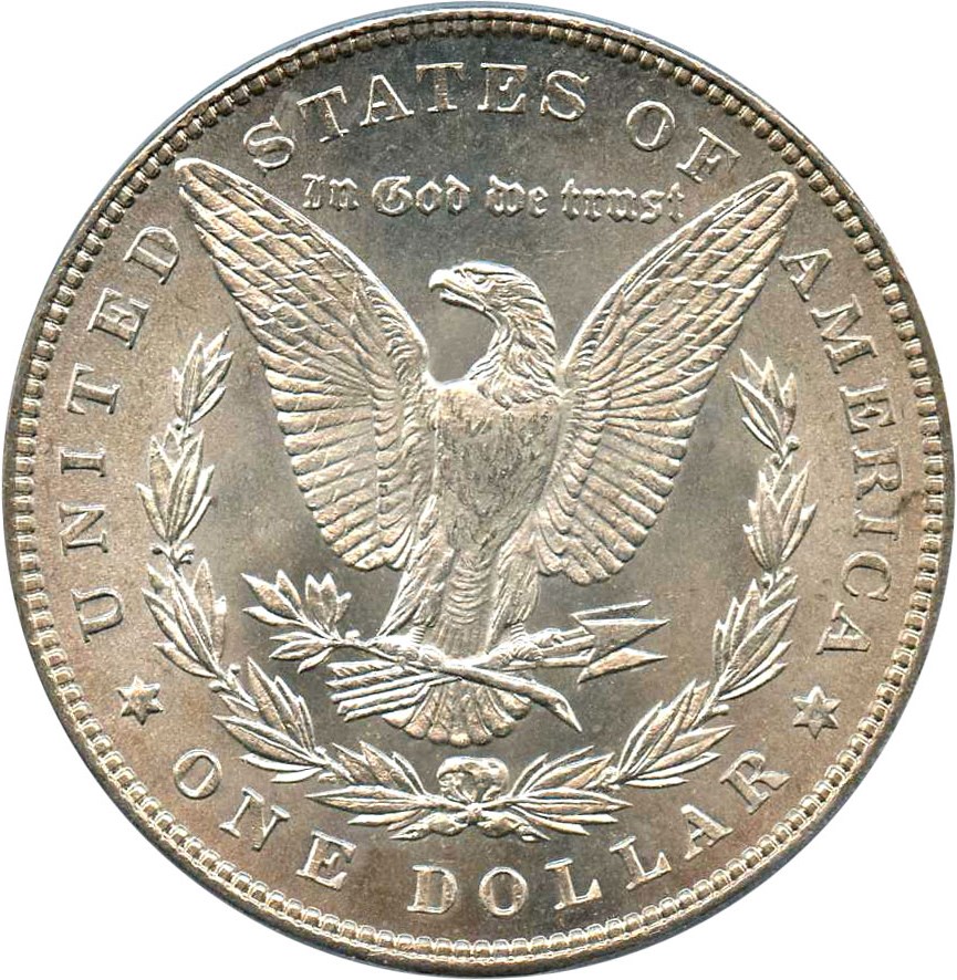 image for: 1884 $1 PCGS MS63 (VAM-4, Small Dot)