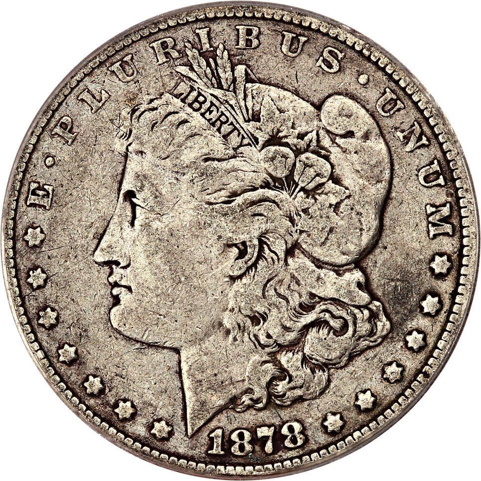 image for: 1878 7TF $1 PCGS F12 (Reverse of 1878, VAM-188 Washed Out L)