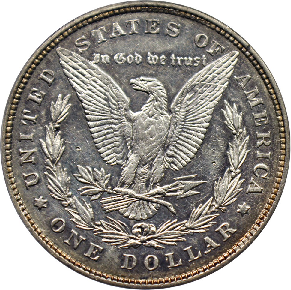 image for: 1878 8TF $1 PCGS AU53 (VAM-14.6, Dot on Ear)