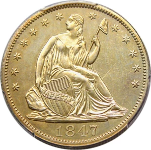 image for: 1847 50c PCGS Proof 62
