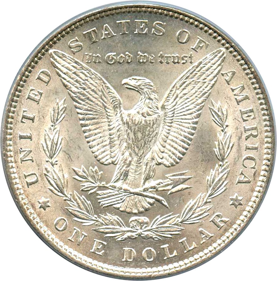 image for: 1885 $1 PCGS MS61 (VAM-1C, Pitted Reverse)
