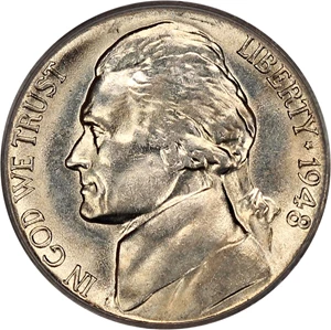 image for: 1948-S 5c PCGS MS65