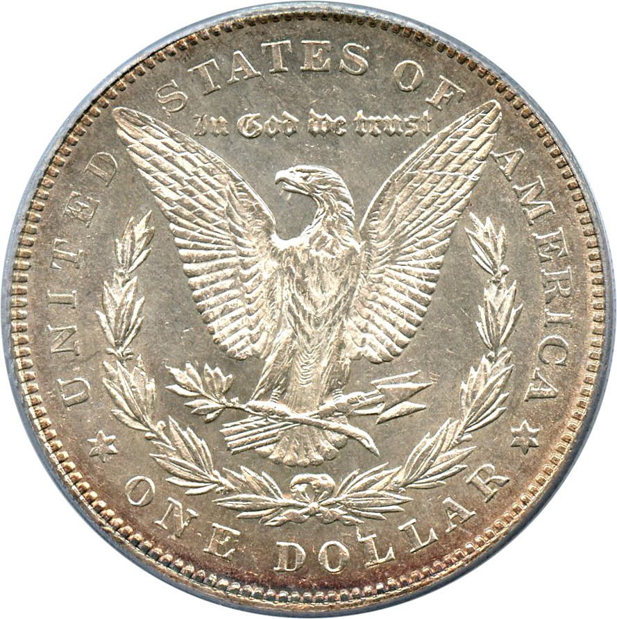 image for: 1878 7TF $1 PCGS AU58 (Reverse of 1878, VAM-117 Tripled Star)