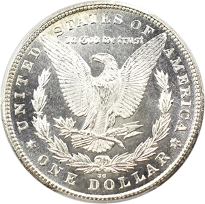 image for: 1880-CC $1 PCGS/CAC MS64 DMPL (VAM-6, 8/Low 7)