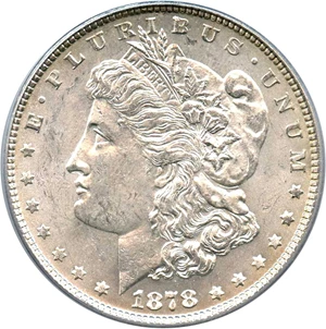 image for: 1878 7TF $1 PCGS MS63 (Reverse of 1878, VAM-30, Extra Talons)