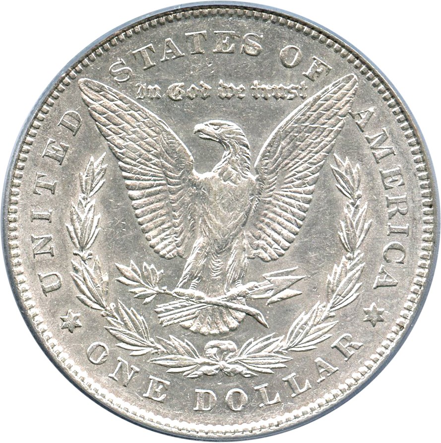 image for: 1878 7TF $1 PCGS AU53 (Reverse of 1878, VAM-170 Doubled Date)