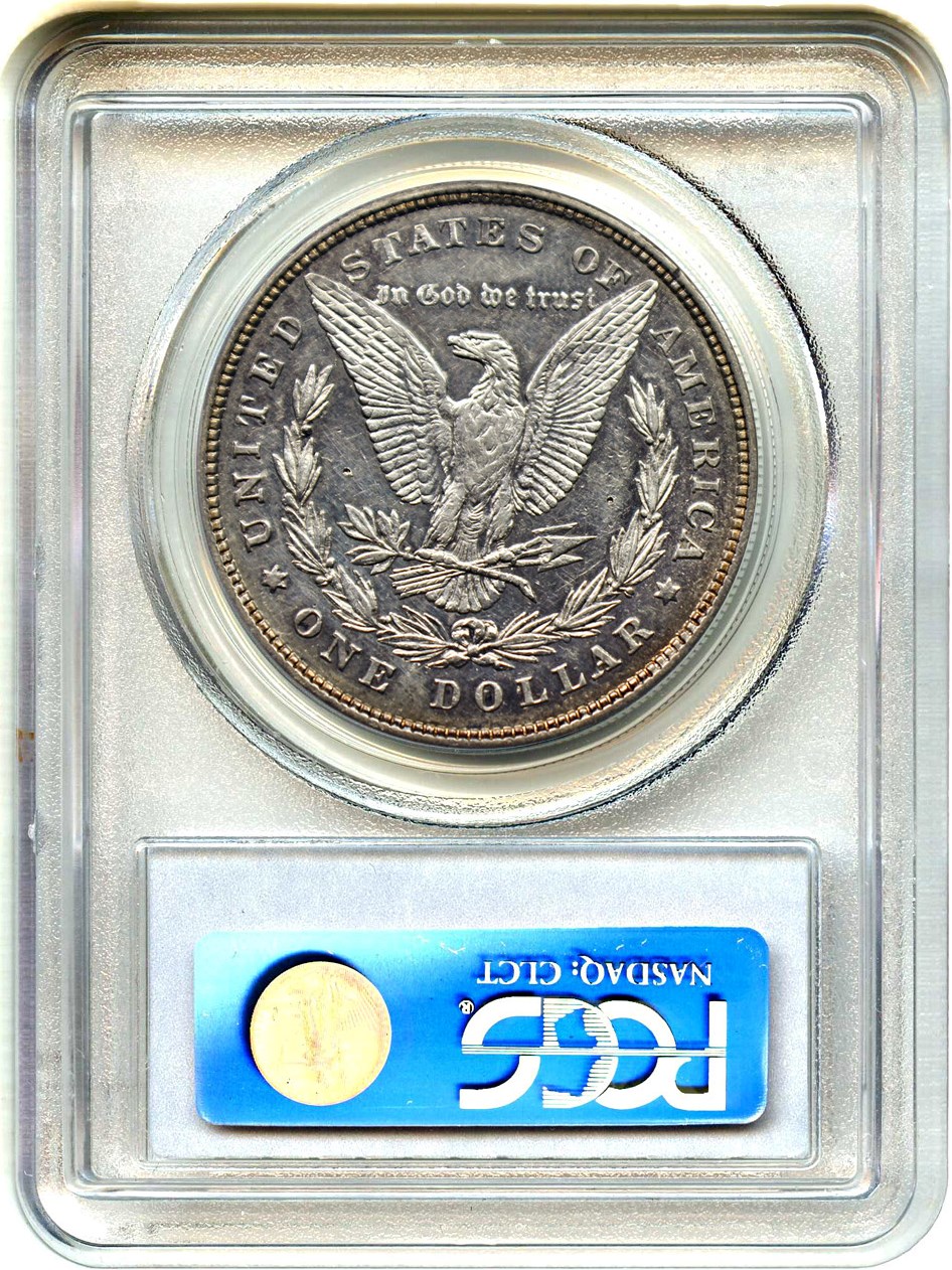 image for: 1878 8TF $1 PCGS AU53 (VAM-14.6, Dot on Ear)