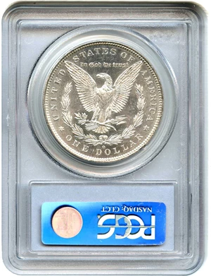 image for: 1882-O $1 PCGS AU58 (VAM-5, O/S, EDS)