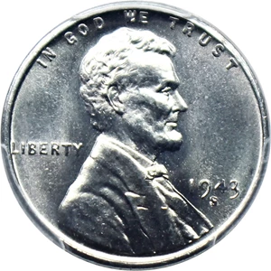image for: 1943-S 1c PCGS MS68