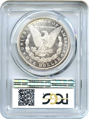 image for: 1880-CC $1 PCGS/CAC MS64 DMPL (VAM-6, 8/Low 7)
