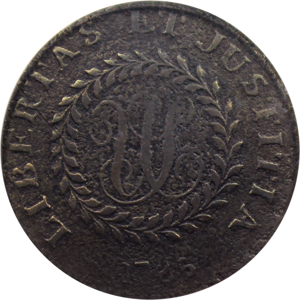 image for: 1785 Nova Constellatio PCGS VF30 BN (Pointed Rays, Small Date)