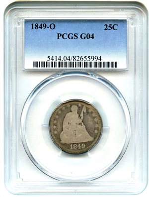 image for: 1849-O 25c PCGS Good-04